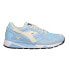 Фото #1 товара Diadora N9002 Clubber X Rocky Lace Up Mens Blue, White Sneakers Casual Shoes 17