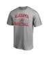 Фото #2 товара Men's Heathered Gray Alabama Crimson Tide In Bounds T-shirt