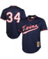Фото #1 товара Men's Kirby Puckett Navy Minnesota Twins 1985 Authentic Cooperstown Collection Mesh Batting Practice Jersey