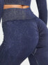 Фото #2 товара ASOS 4505 Tall seamless legging with ruched bum in acid wash co ord