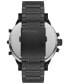 Men's Chronograph Mr. Daddy 2.0 Black-Tone Stainless Steel Bracelet Watch 57mm