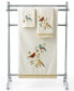 Gilded Birds Embroidered Cotton Washcloth, 13" x 13"