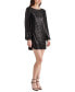 Women's Delorean Sparkling Puff-Sleeve Mini Dress