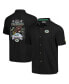 Фото #1 товара Men's Black Green Bay Packers Tidal Kickoff Camp Button-Up Shirt