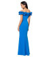 Фото #2 товара Ruffled Off-The-Shoulder Gown