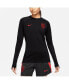 Фото #2 товара Women's Black USWNT Strike Drill Performance Raglan Quarter-Zip Long Sleeve Top