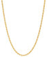 Rope Link 16" Chain Necklace in 14k Gold