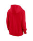 ფოტო #3 პროდუქტის Women's Red Kansas City Chiefs Club Fleece Pullover Hoodie