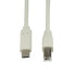 LogiLink CU0160 - 1 m - USB C - USB B - USB 2.0 - 480 Mbit/s - White