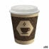Фото #1 товара Стакан с крышкой Algon Картон Одноразовые Кафе 36 штук (10 Предметы)