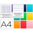 LIDERPAPEL Spiral notebook A4 micro jolly multidiscipline lined cover 140h 75gr 28h 5 mm 112h hrtal