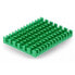 Фото #3 товара Heatsink 40x30x5mm for Raspberry Pi 4 with thermoconductive tape - green