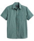 ფოტო #1 პროდუქტის Men's Colfax Chambray Short Sleeve Button-Front Shirt
