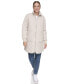 Фото #1 товара Women's Quilted Longline Jacket With Side Zipper Vents