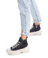 Фото #3 товара Women's Canvas Platform High-Top Sneakers By XTI