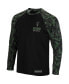 Men's Black Arizona State Sun Devils OHT Military-Inspired Appreciation Camo Raglan Long Sleeve T-shirt