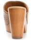 ფოტო #3 პროდუქტის Women's Kelsy Woven Heeled Platform Clogs