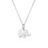 Фото #1 товара Silver necklace Elephant for good luck AGS1553/40D