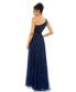 ფოტო #2 პროდუქტის Women's Embellished One Shoulder A-Line Gown