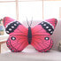 LeanToys Maskotka Pluszowy Motyl Czerwony Poduszka 40 x 30 cm