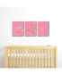 Фото #2 товара Pink Twinkle Twinkle - Wall Art Decor - 7.5 x 10 inches - 3 Prints