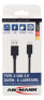 Фото #7 товара Ansmann 1700-0081, 2 m, USB A, USB C, USB 3.2 Gen 1 (3.1 Gen 1), 5000 Mbit/s, Black