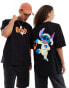 Фото #3 товара ASOS DESIGN Disney Halloween oversized unisex Stich tee in black