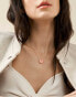 Фото #3 товара Romantic bronze necklace Sofie Sea Glass SKJ1803791