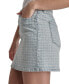 Women's Printed High-Rise Denim Miniskirt