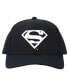 Фото #1 товара Men's Superman White Logo Black Snapback Hat