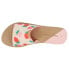 Фото #8 товара TOMS Carly Strawberry Slide Womens White Casual Sandals 10018240T