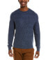 Kier + J Saddle Shoulder Wool & Cashmere-Blend Sweater Men's