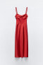 Фото #8 товара Платье в бельевом стиле из сатина ZARA