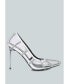 ფოტო #1 პროდუქტის diamante clear stiletto heel pumps