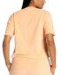 Women's Essential Terry Cloth T-Shirt PEACH FIZZ, XL - фото #2