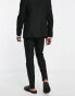 Фото #4 товара Topman skinny tux suit trousers in black