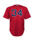 Фото #3 товара Toddler David Ortiz Red Boston Red Sox Cooperstown Collection Mesh Batting Practice Jersey