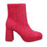 Фото #1 товара Corkys Slug Bug Round Toe Platform Booties Womens Pink Dress Boots 80-0047-672