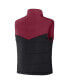 ფოტო #2 პროდუქტის Men's Darius Rucker Collection by Garnet, Black South Carolina Gamecocks Colorblocked Full-Zip Reversible Vest