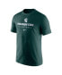 Фото #3 товара Men's Green Michigan State Spartans Team Issue Performance T-shirt