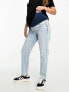 Фото #4 товара Cotton:On Maternity strechy straight jeans in blue