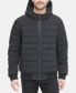 Фото #5 товара Men's Quilted Hooded Bomber Jacket