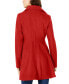Women's Double-Breasted Wool Blend Skirted Coat