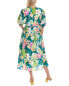 Фото #2 товара Crosby By Mollie Burch Emilie Linen-Blend Midi Dress Women's