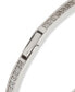 ფოტო #4 პროდუქტის Sterling Silver and Cubic Zirconia Pave Bangle Bracelet