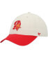 Фото #4 товара Men's '47 Cream, Red Tampa Bay Buccaneers Sidestep Clean Up Adjustable Hat