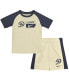 Preschool Cream Los Angeles Dodgers 2024 City Connect T-Shirt Shorts Set