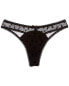 Фото #1 товара Journelle Victoire Flocked Thong Women's Black Xl