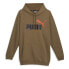 Фото #1 товара Puma Essential 2 Col Logo Pullover Hoodie & Tall Mens Size 4XLT Casual Outerw