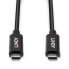 Фото #4 товара Lindy 3m USB 3.1 Gen 2 C/C Active Cable - 3 m - USB C - USB C - USB 3.2 Gen 2 (3.1 Gen 2) - 10000 Mbit/s - Black